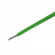 Jednožilový neohebný kabel 0,2mm^2, zelený, KABLO KLADNO, k. p.: 1,05Kč/m